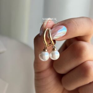 گوشواره طلا روکو مروارید
